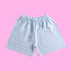 Mavi Çizgili Şort
