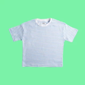 Mavi Çizgili Tişört
