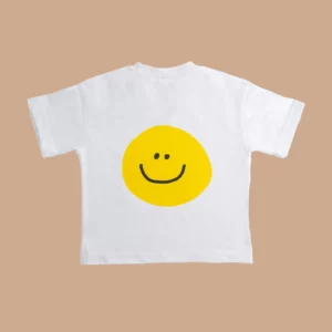 Plant Mini Smile Baskılı T-Shirt - çocuklar için eğlenceli ve rahat bir t-shirt modeli.